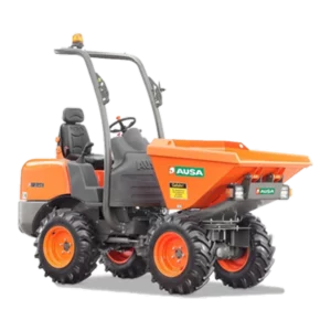 Photo d'un dumper de couleur orange